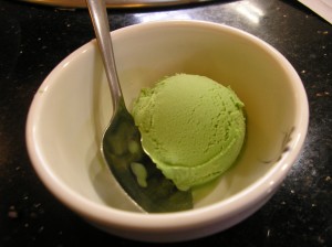 didnt try this but we got free green tea ice cream